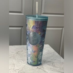 Rainbow Holographic Starbucks Tumbler